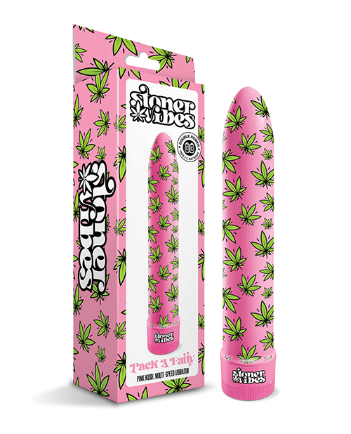 Stoner Vibes Pack A Fatty Multi Speed Vibrator - Pink Kush - Image 2