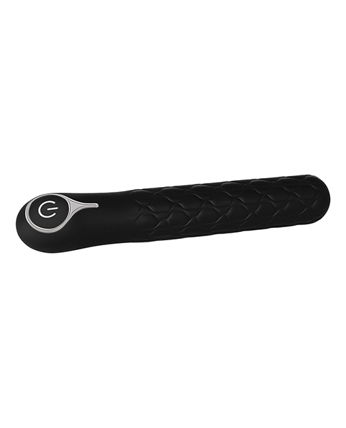 Evolved Quilted Love Rechargeable Vibrator - Black - Image 4