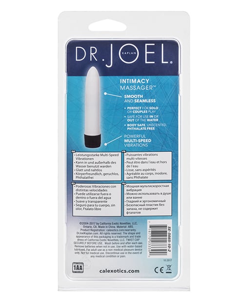 Dr Joel Kaplan Intimacy Massager 4.5" - White - Image 2