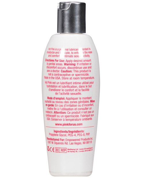 Hot Pink Lube - 4.7 oz Bottle - Image 2