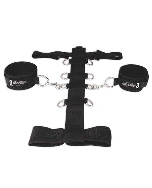 Lux Fetish 3 pc Adjustable Neck & Wristraint Set - Image 2