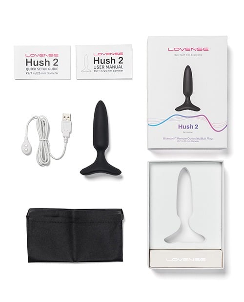 Lovense Hush 2 1" Butt Plug - Black - Image 6