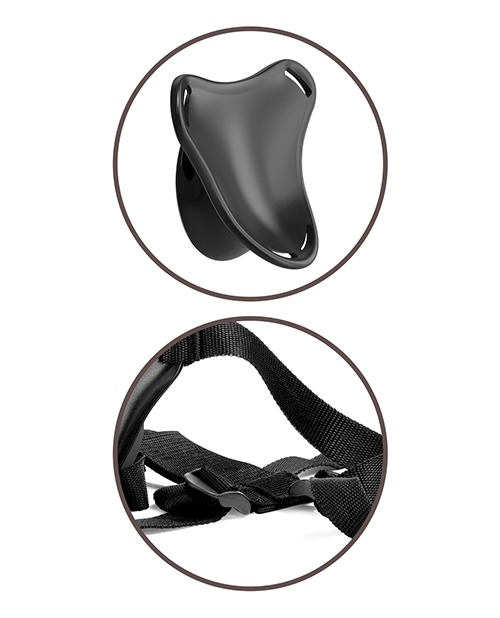 King Cock Elite Beginner's Body Dock Strap On Harness - Black - Image 4