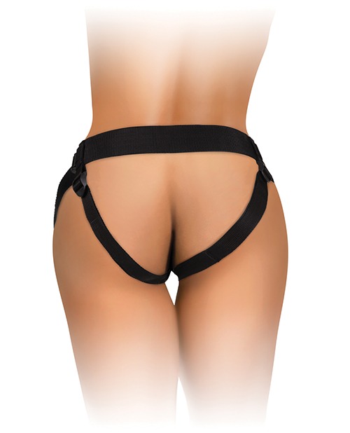 King Cock Elite Beginner's Body Dock Strap On Harness - Black - Image 3
