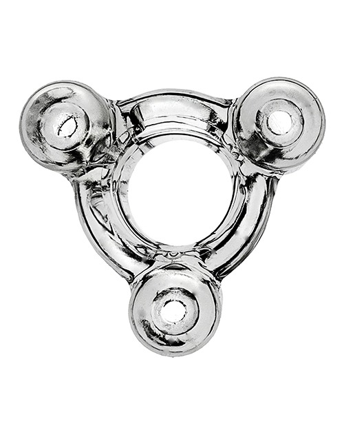 Oxballs Buzz Squeeze Ballstretcher Vibe - Clear - Image 3