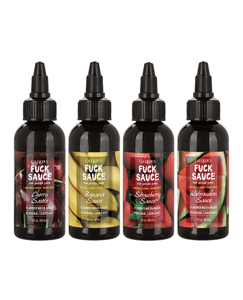 Fuck Sauce Flavored Water Based Personal Lubricant Variety 4 Pack - 2 oz Each - Image 3