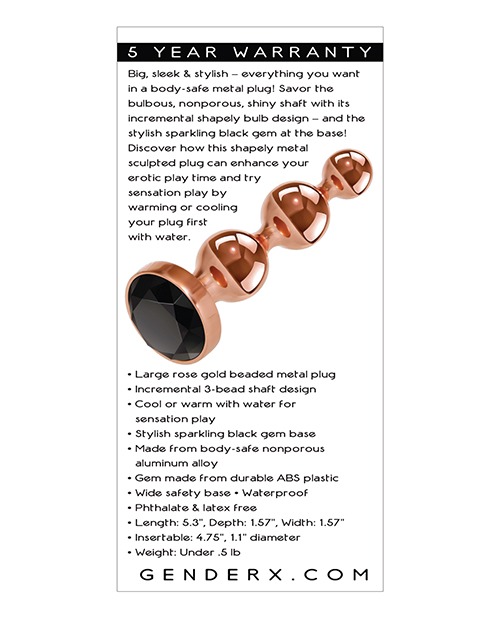 Gender X Gold Digger Large - Rose Gold/Black - Image 2