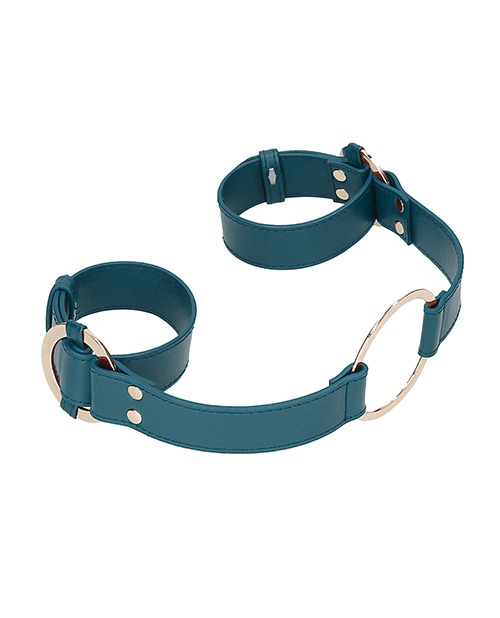 Shots Ouch Halo Handcuff w/Connector - Green - Image 4