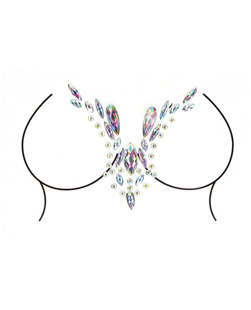 Shots Bliss Dazzling V Cleavage Bling Sticker O/S - Image 2
