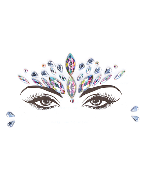 Shots Bliss Dazzling Crowned Face Bling Sticker O/S - Image 2