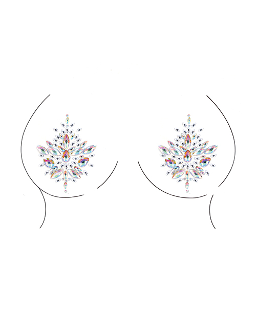 Shots Bliss Dazzling Nipple Bling Sticker O/S - Image 2