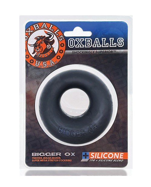 Oxballs Bigger Ox Cockring - Black Ice - Image 5