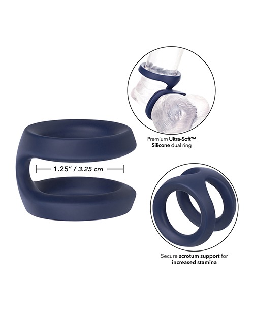 Viceroy Dual Ring - Blue - Image 5