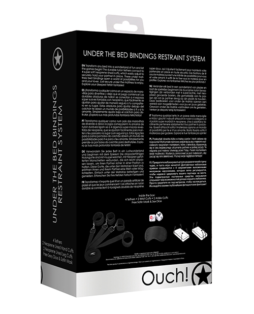 Shots Ouch Bed Restraint System - Black - Image 2