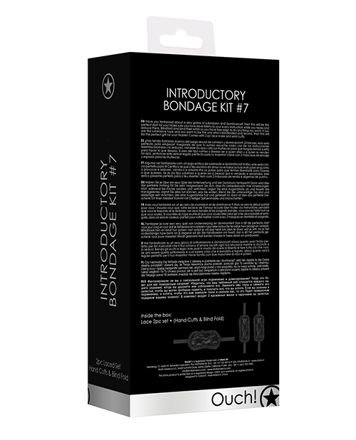 Shots Ouch Introductory Bondage Kit #7 - Black - Image 2