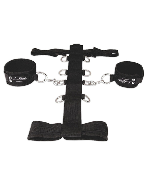 Lux Fetish 3 pc Adjustable Neck & Wristraint Set - Image 3