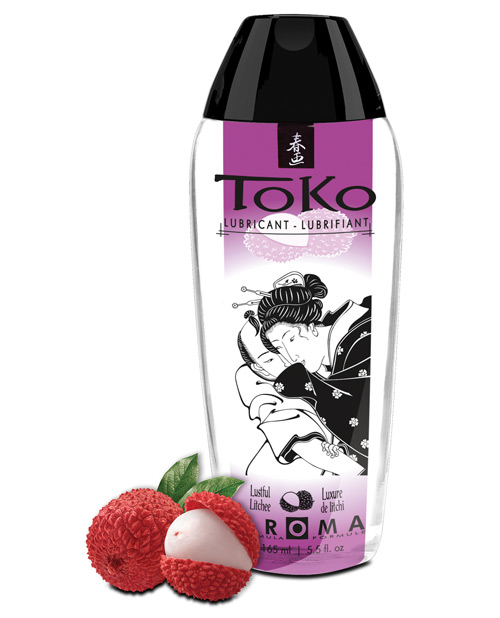 Shunga Toko Aroma Lubricant - 5.5 oz Lustful Litchee - Image 2