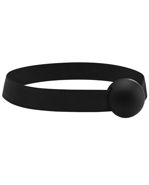 Shots Ouch Elastic Ball Gag - Black - Image 2