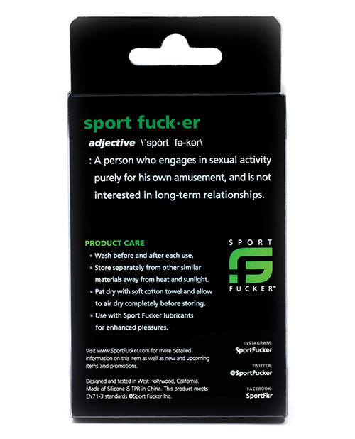 Sport Fucker Cum Plug Kit - Black - Image 3