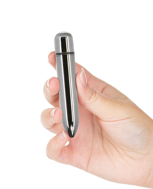 Power Bullet 3.7" Platinum Vibrating Massager - Image 5