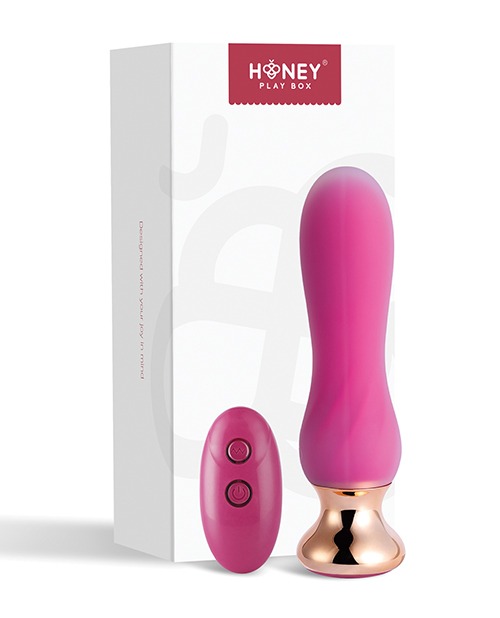 Pink Holic Curved Remote Vibrating Anal Plug - Image 5