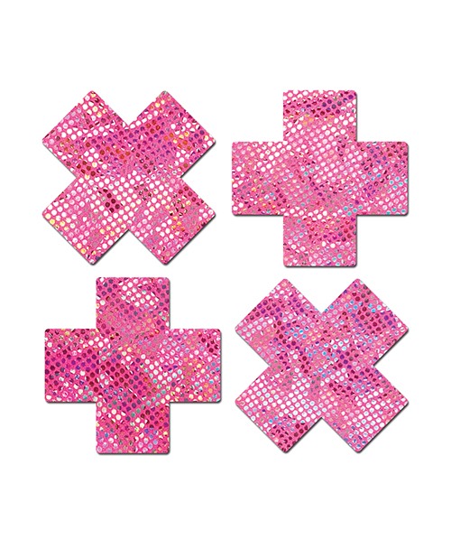 Pastease Premium Petites Disco Plus X - Pink O/S Pack of 2 Pair - Image 2