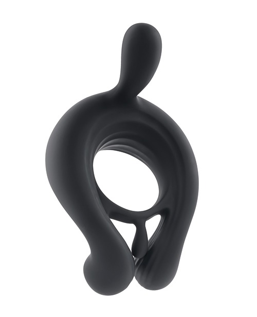 Playboy Pleasure Triple Play Cock Ring - 2 AM - Image 3