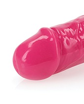 Shots RealRock 12" Double Dong Glow in the Dark - Neon Pink - Image 4
