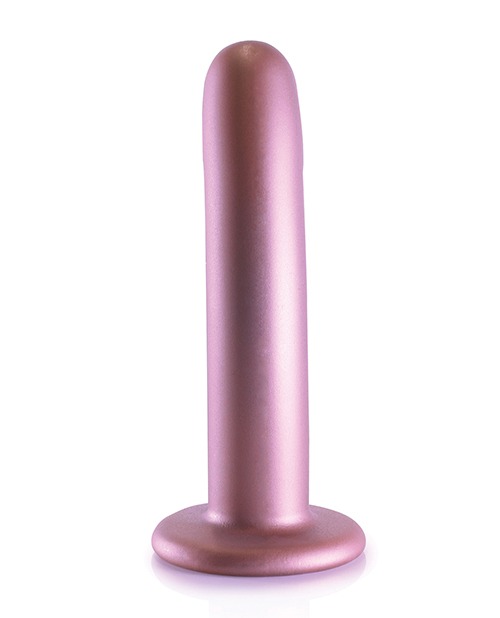 Shots Ouch 6" Smooth G-Spot Dildo - Rose Gold - Image 3