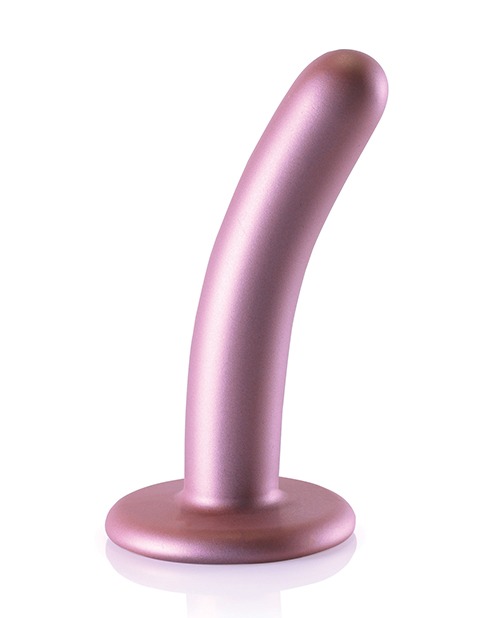 Shots Ouch 5" Smooth G-Spot Dildo - Rose Gold - Image 2
