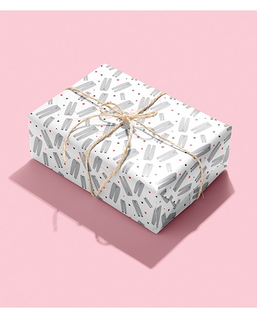 Grey Sweatpants Naughty Wrapping Paper - Image 3
