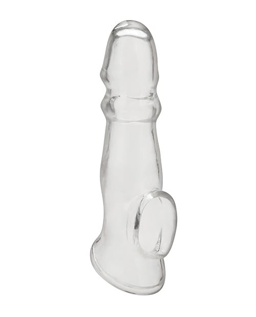 Blue Line C & B 6.75" Girthy Penis Enhancing Sleeve Extension - Clear - Image 3