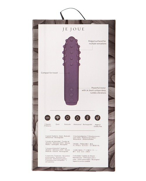 Je Joue Duet Bullet Vibrator - Purple - Image 4
