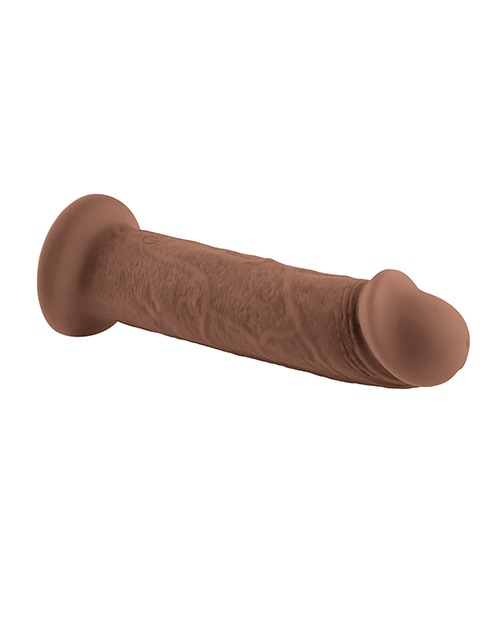 Evolved 7" Girthy Vibrating Dong - Dark - Image 4