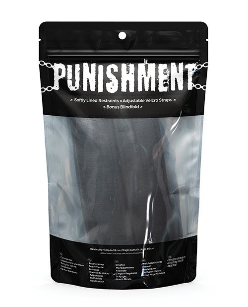 Punishment Thigh to Wrist Restraints - Image 2