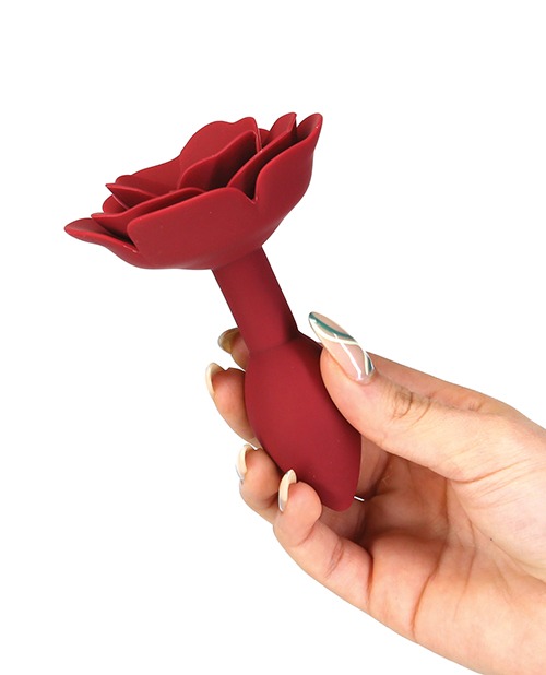 Lux Active Red Rose Silicone Anal Plug - Image 5