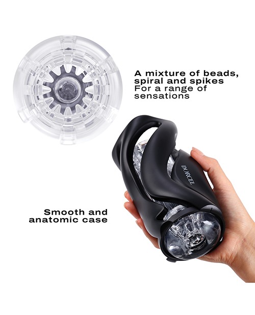 Dorcel Deep Blow Masturbator - Black - Image 3