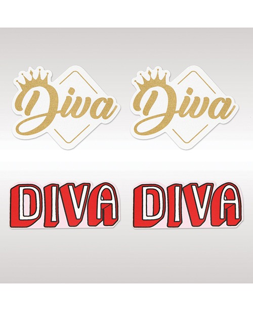 Peekaboos Diva Pasties - 2 Pairs - Image 2