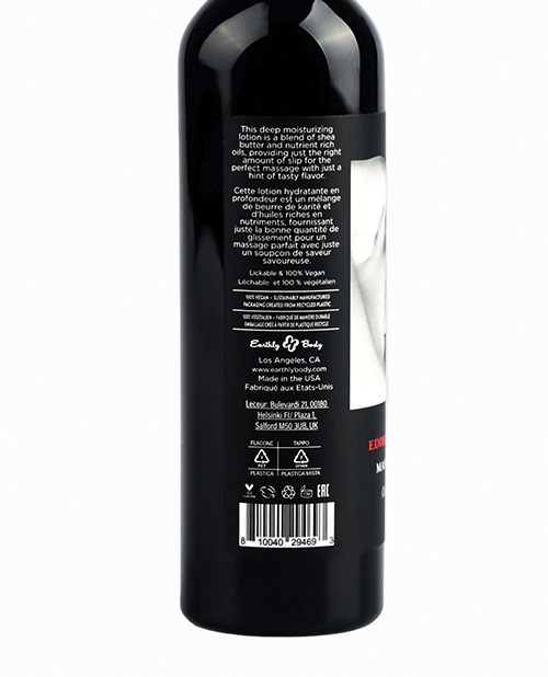 Earthly Body Hemp Seed by Night Edible Lotion - 8 oz Cherry - Image 2
