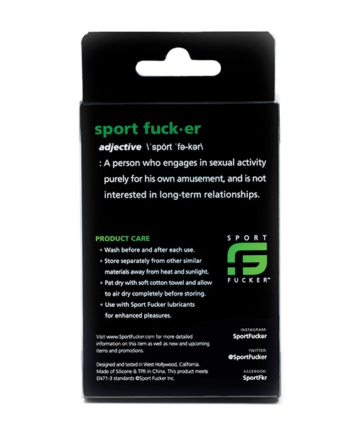 Sport Fucker Chubby Cockring - Clear - Image 3