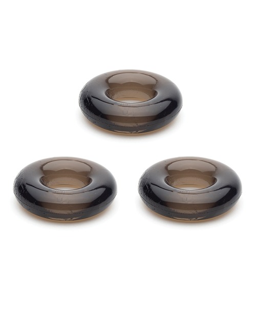 Sport Fucker Chubby Cockring Pack of 3 - Smoke - Image 4