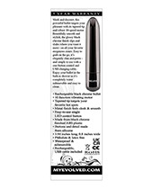 Evolved Real Simple Rechargeable Bullet - Black Chrome - Image 2