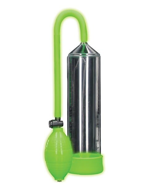 Shots Ouch Classic Penis Pump - Glow in the Dark - Image 3