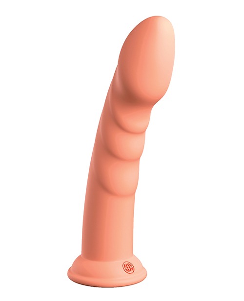 Dillio Platinum 8" Super Eight Silicone Dildo - Peach - Image 2