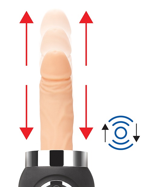 Lux Fetish Rechargeable Thrusting Compact Sex Machine w/Remote - Image 5
