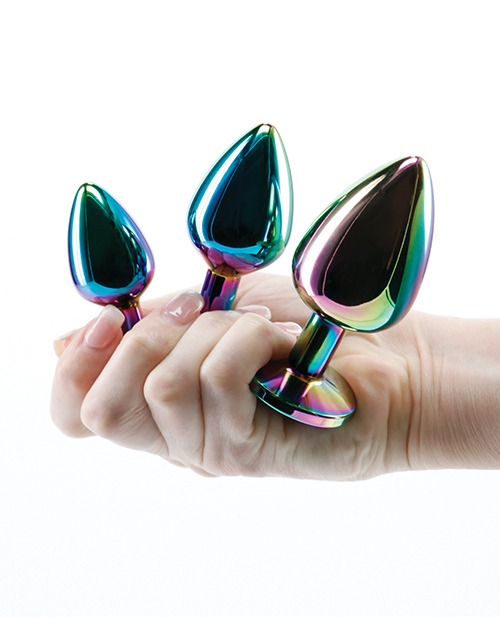 Rear Assets Rainbow Gem Anal Trainer Kit - Multi Color - Image 4