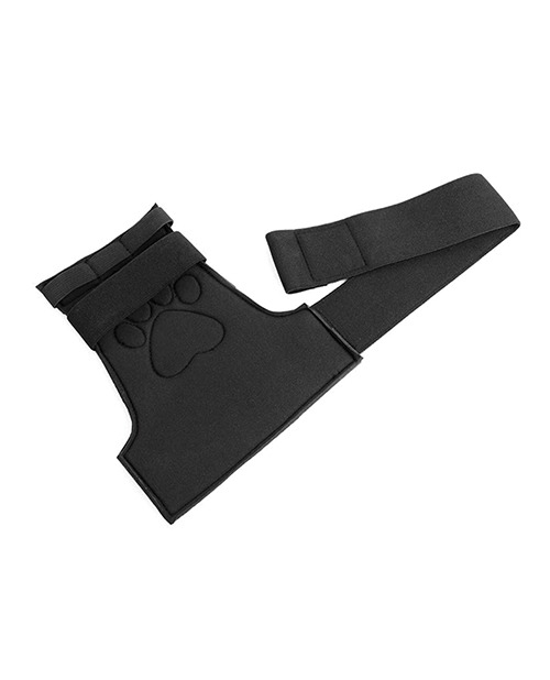 Shots Ouch Puppy Play Paw Cut-Out Gloves - White - Image 4