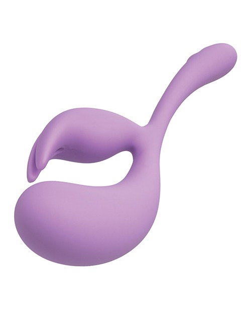 Elle Liquid Silicone Dual Flicker - Purple - Image 4