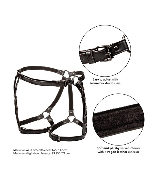 Euphoria Collection Plus Size Riding Thigh Harness - Image 4