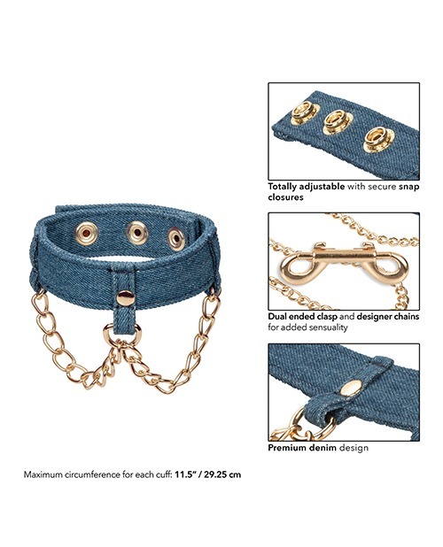 Ride 'Em Premium Denim Collection Ankle Cuffs - Image 4